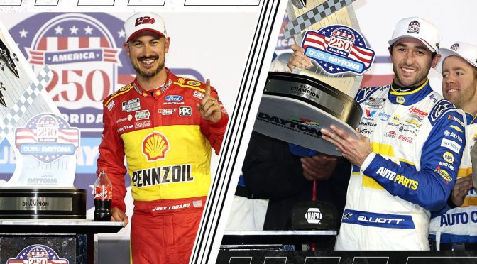 Featured Image for Logano, Elliott win Duel races; Mears, McLeod claim final Daytona 500 spots
