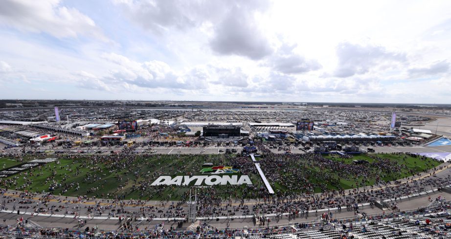 A view of Daytona International Speedway.