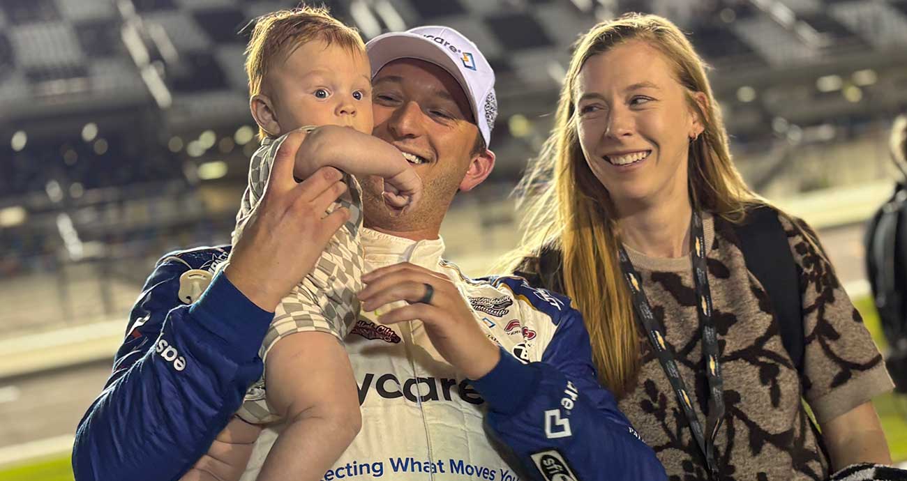 Jordan Anderson relishes special family moment after top-five run at Daytona