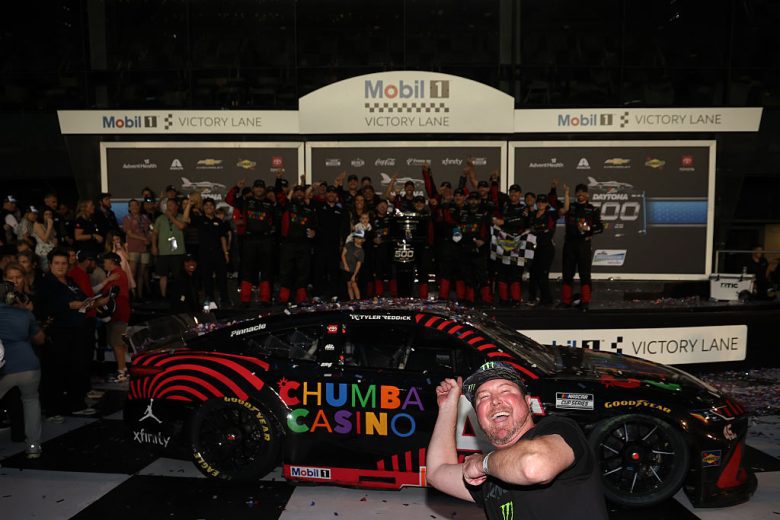 Kurt Busch poses for a photo.