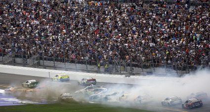 Allgaier, Hamlin collide from lead, ‘Big One’ ensues late in Stage 2