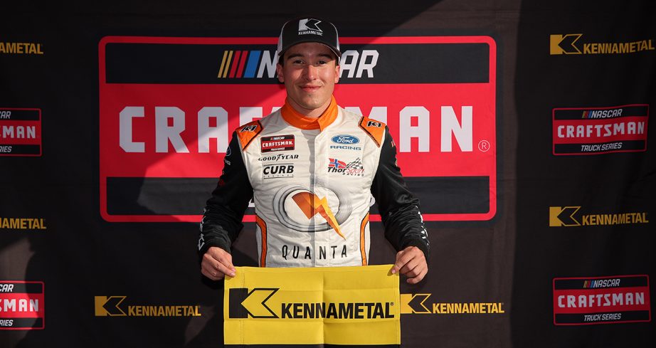 jake garcia wins truck series pole at echopark