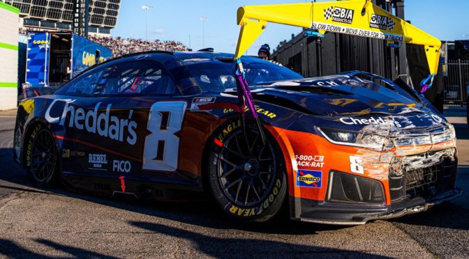 Featured image for Kyle Busch sidelined by Stage 2 crash at EchoPark Speedway