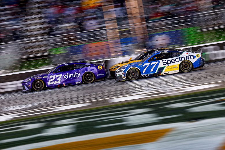 Bubba Wallace and Carson Hocevar races.