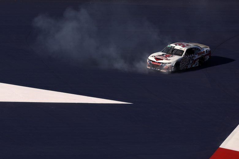 Cars on track during NASCAR O'Reilly Auto Parts Series practice at COTA.