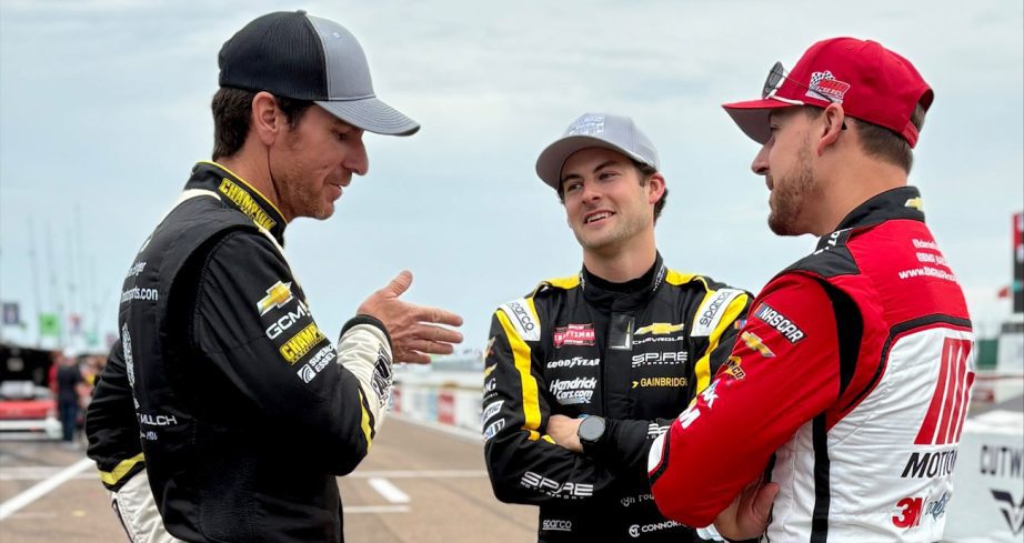 NASCAR Craftsman Truck Series drivers talk at St. Pete.