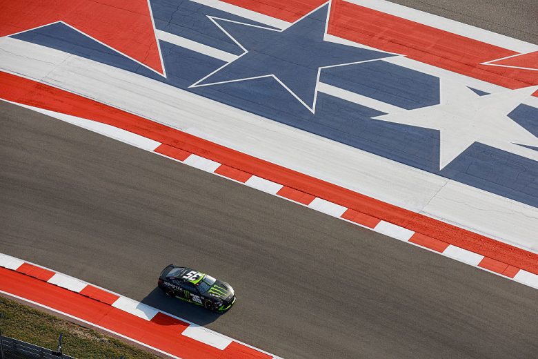 Riley Herbst drives at COTA.