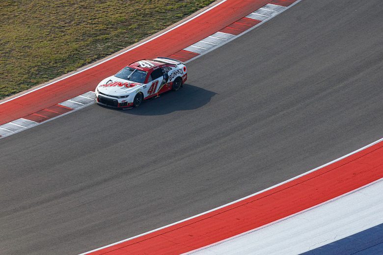 Cole Custer drives at COTA.