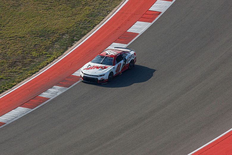 Cole Custer drives at COTA.