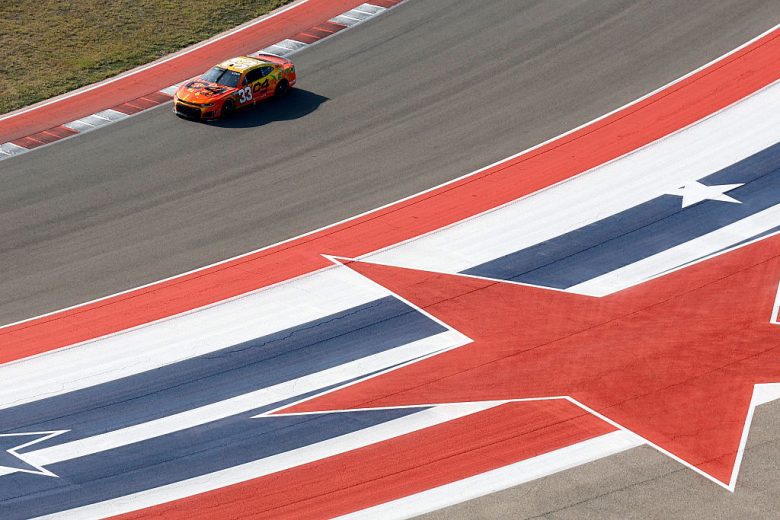 Jesse Love drives at COTA.