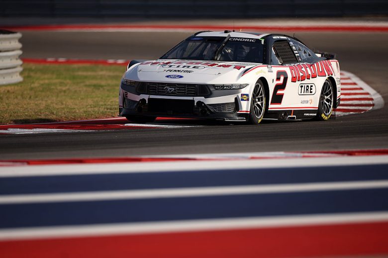 Austin Cindric drives at COTA.