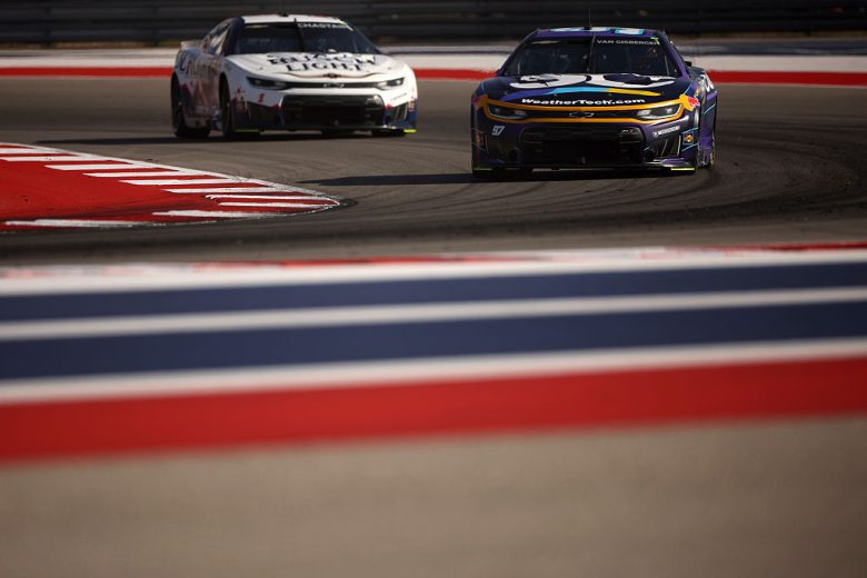 Shane van Gisbergen and Ross Chastain drive at COTA.