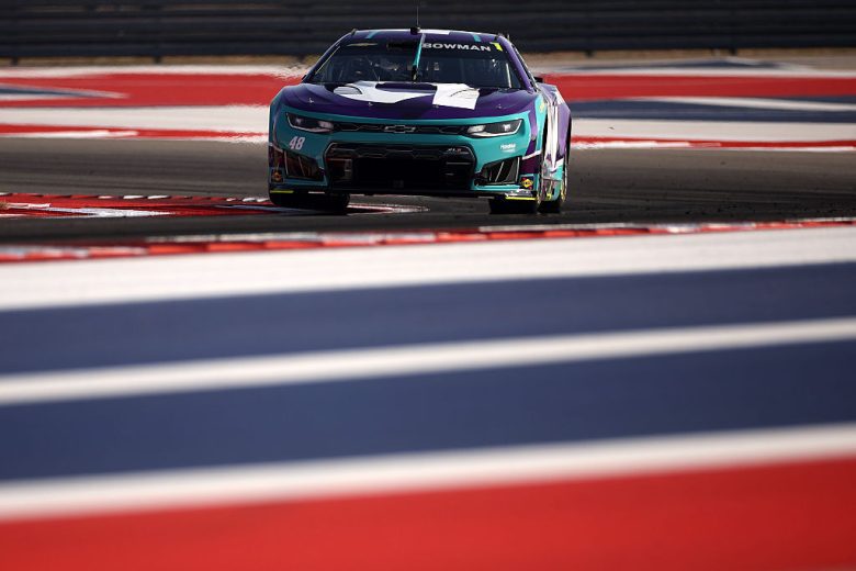 Alex Bowman drives at COTA.