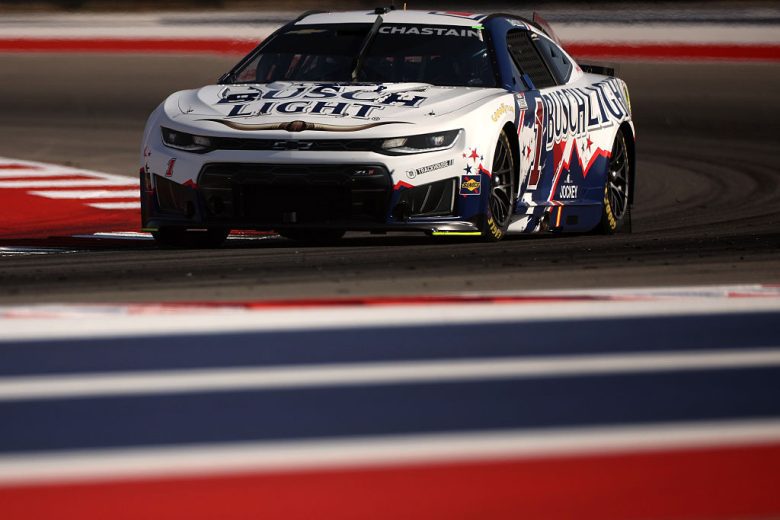 Ross Chastain drives at COTA.