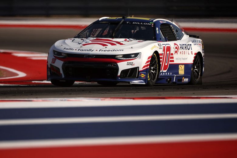 Ty Dillon drives at COTA.