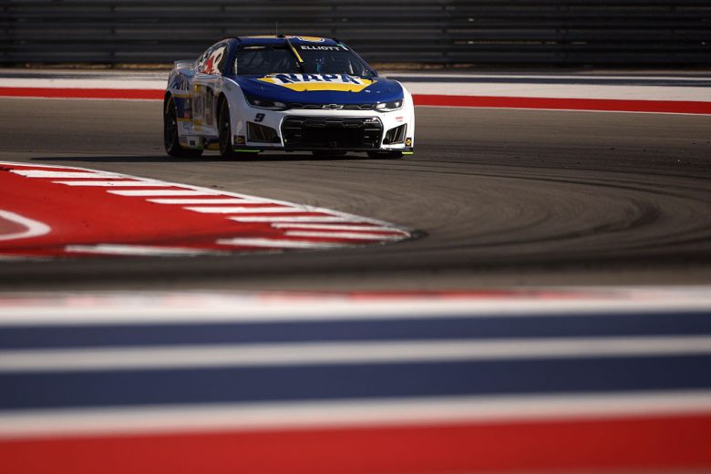 Chase Elliott drives at COTA.
