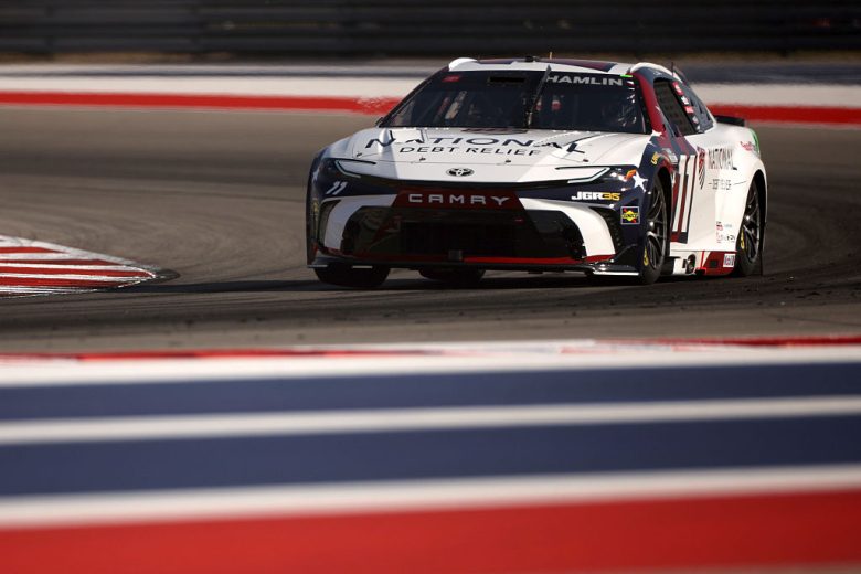 Denny Hamlin drives at COTA.