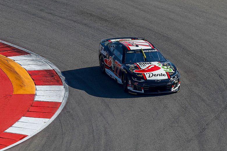 Carson Hocevar drives at COTA.