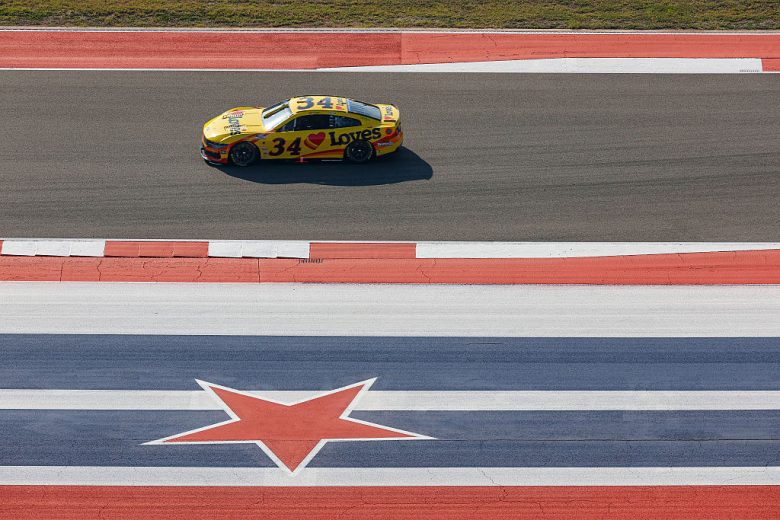 Todd Gilliland drives at COTA.