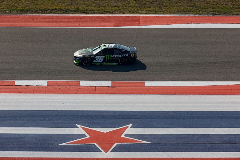 Riley Herbst drives at COTA.