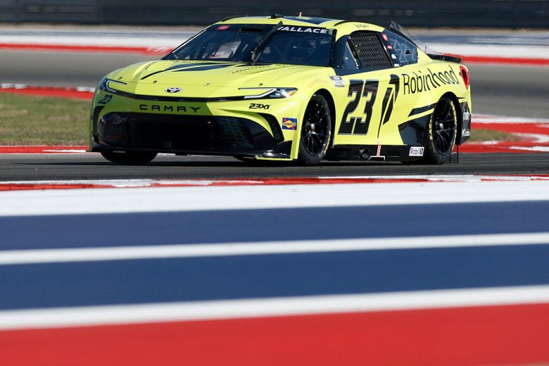 Bubba Wallace drives at COTA.