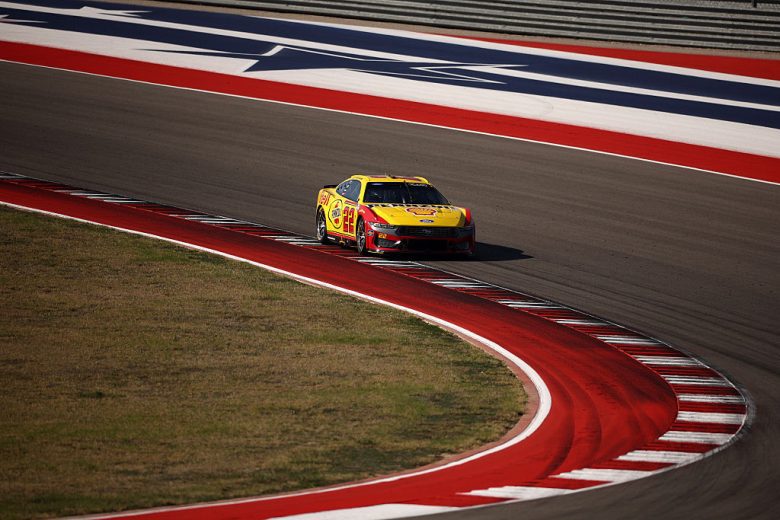 Joey Logano drives at COTA.