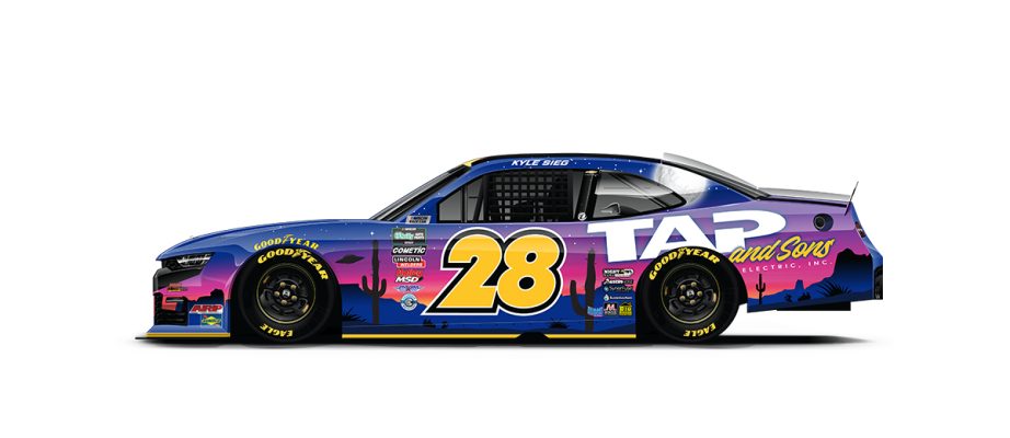 Kyle Sieg Phoenix spring paint scheme.