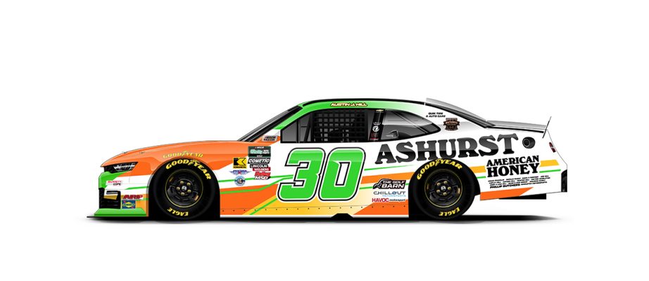 Austin J. Hill Phoenix spring paint scheme.