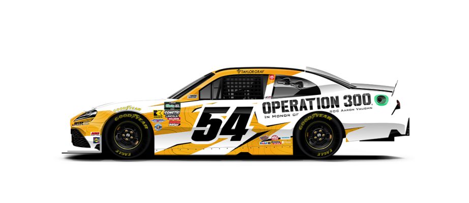 Taylor Gray Phoenix spring paint scheme.