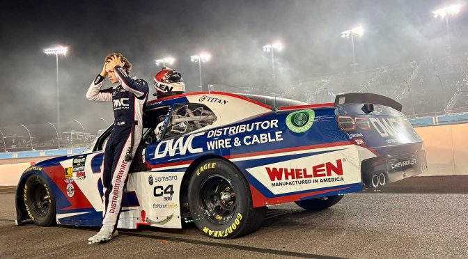 Featured Image for Jesse Love, Carson Kvapil lead Phoenix majority, wind up short in O’Reilly Series dash