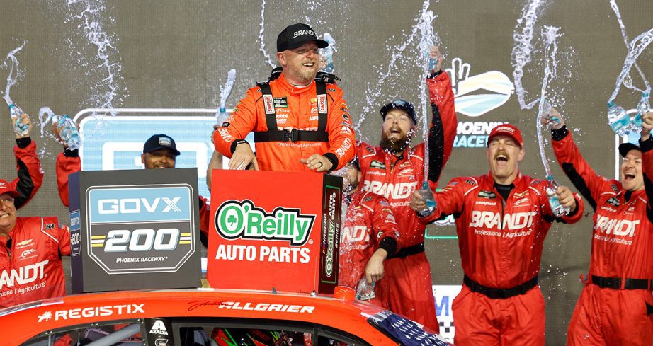 justin allgaier wins at phoenix