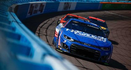 Larson torn after hard-fought Phoenix top five: ‘Just got to get a lot better here’