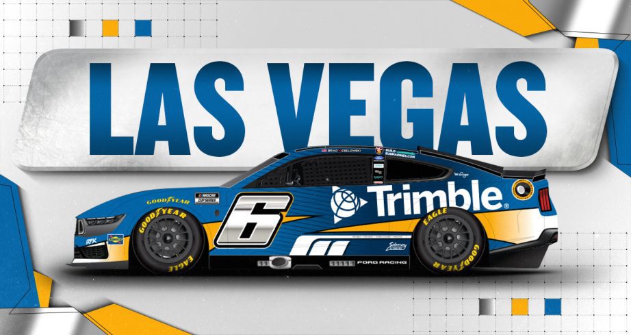 Paint Scheme Preview graphic for Las Vegas featuring Brad Keselowski's car.