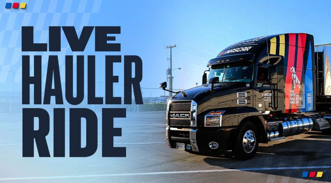 Featured image for Live stream: Watch a NASCAR hauler cross the country to Darlington