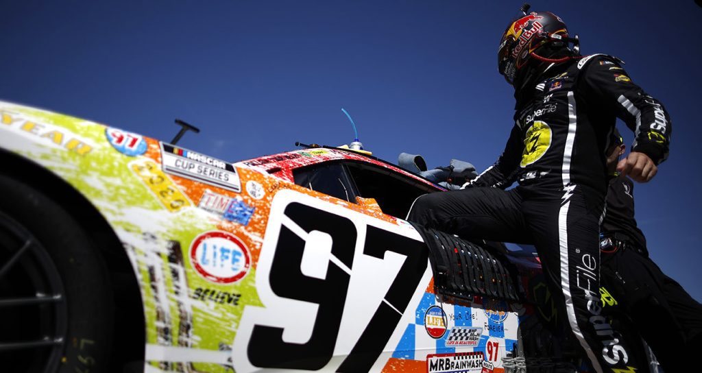 LAS VEGAS, NEVADA - MARCH 14: Shane Van Gisbergen, driver of the #97 SuperFile Chevrolet, enters his car during qualifying for the NASCAR Cup Series Pennzoil 400 presented by Jiffy Lube at Las Vegas Motor Speedway on March 14, 2026 in Las Vegas, Nevada. (Photo by Sean Gardner/Getty Images)