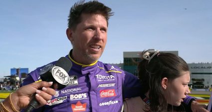 Victorious Hamlin celebrates ‘family sport’ of racing