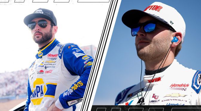 Featured image for Elliott, Byron nab Las Vegas top fives in ‘good start’ for new Chevrolet bodies