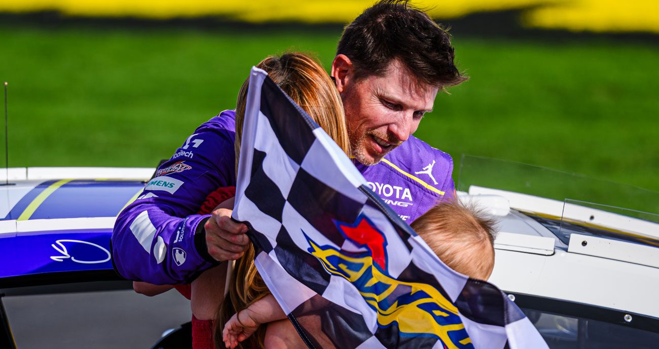 Through tragedy, Denny Hamlin still making history | NASCAR