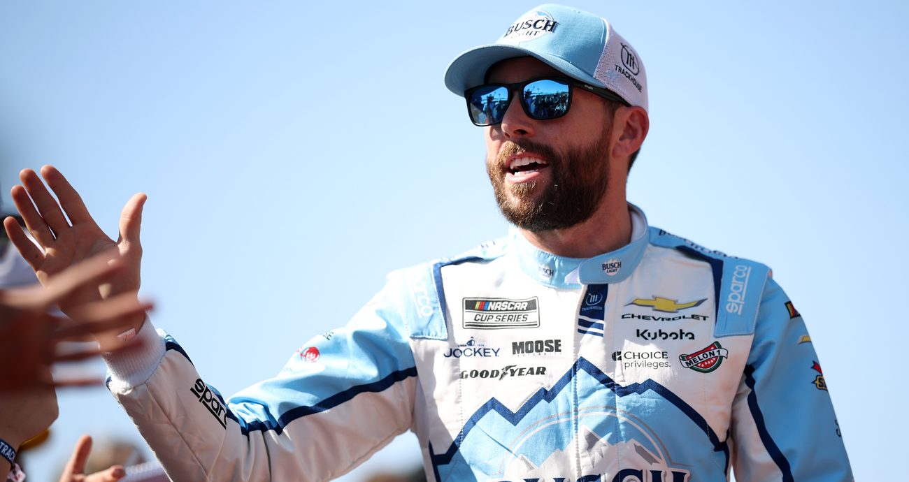 Ross Chastain gives fans a high-fives on March 1, 2026 at Circuit of The Americas in Austin, Texas.