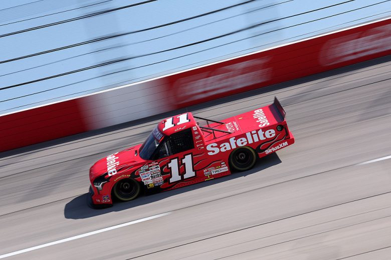 Kaden Honeycutt drives at Darlington.