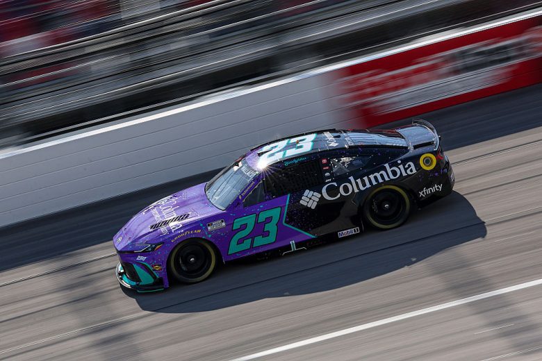 Bubba Wallace drives at Darlington.