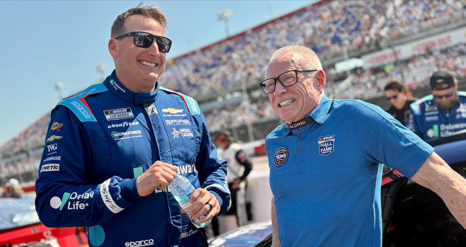 michael mcdowell and mark martin at darlington