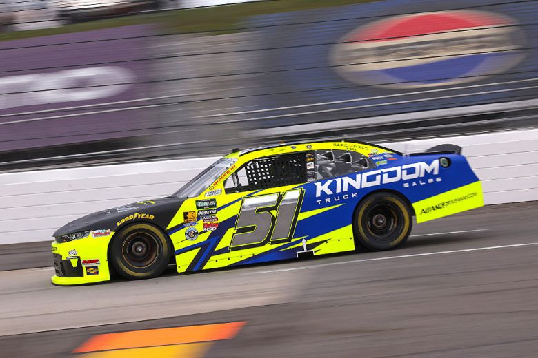 Jeremy Clements drives at Martinsville.