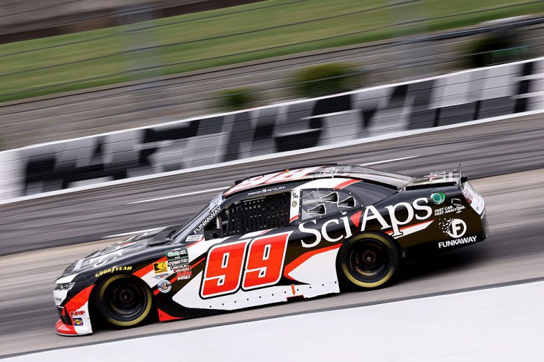 Parker Retzlaff drives at Martinsville.
