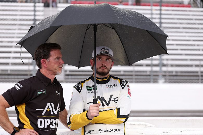 Jason Ratcliff and Taylor Gray look on.