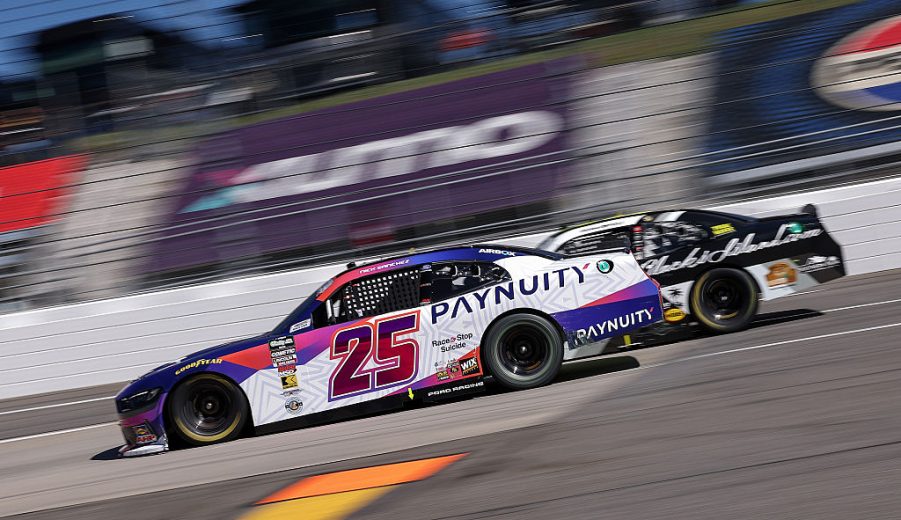 Nick Sanchez drives at Martinsville.