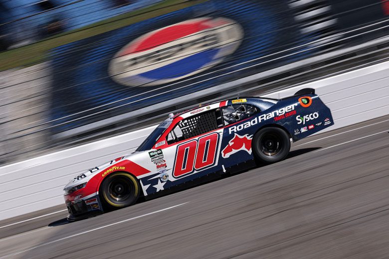 Sheldon Creed drives at Martinsville.