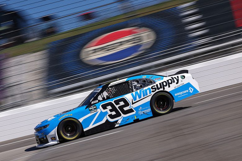 Andrew Patterson drives at Martinsville.