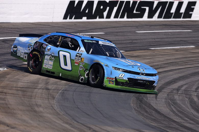 Garrett Smithley spins at Martinsville.