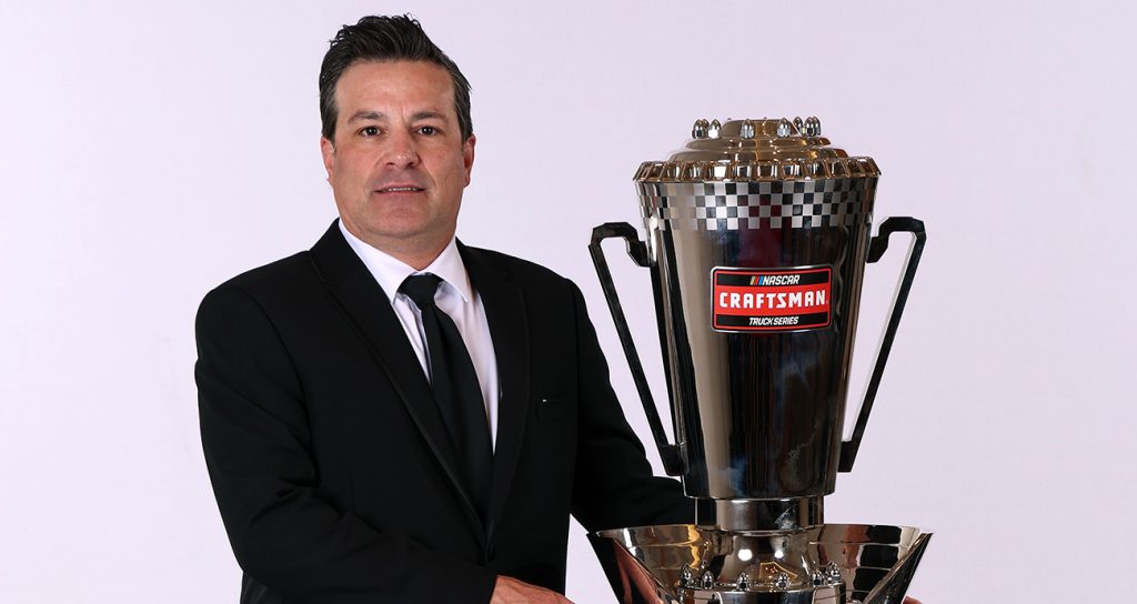 scott zipadelli after winning the craftsman truck series championship in 2025